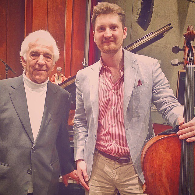 Max Beitan with Vladimir Ashkenazy.